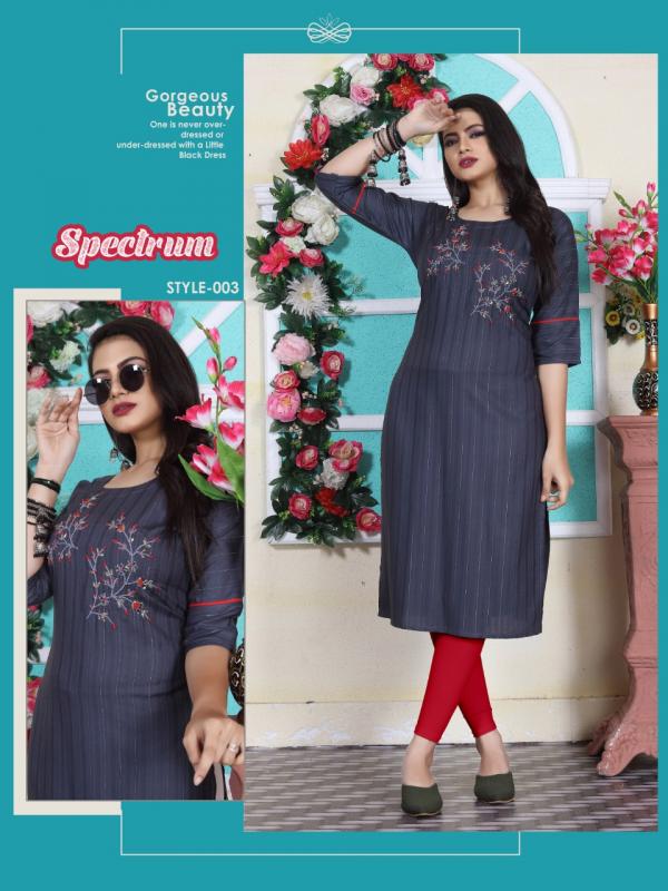 Aagya Spectrum Rayon Designer Exclusive Kurti Collection